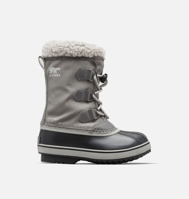 Botas Nieve Sorel Niños - Youth Yoot Pac™ Nylon Gris/Negras - 65941-UWZA